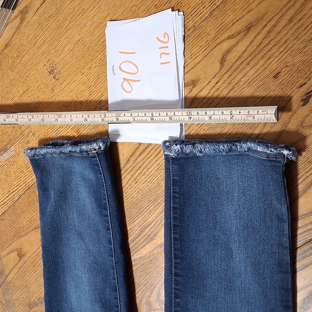 DEMOCRACY Jeans Womens 2 BLUE Preowned Denim AB TECHNOLOGY Used - Picture 2 of 6